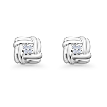 Love Knot Stud Earring